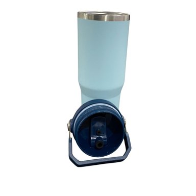 BOTELLA TERMICA FLIP STRAW TUMBLER 900 ML CELESTE - 5