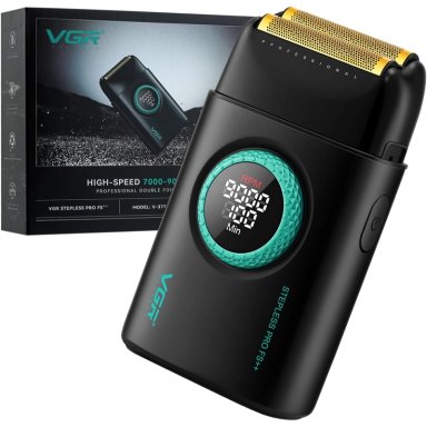SHAVER AFEITADORA PROFESIONAL VGR 377 9000RPM NEGRO - 3