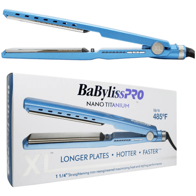 BABYLISS NANO TITANIUM PLANCHA ALISADO 9091 XL HUMEDO SECO - 1