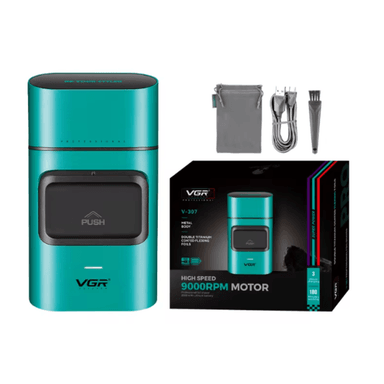 AFEITADORA SHAVER INALAMBRICA VGR PROFESSIONAL V-307 VERDE - 6