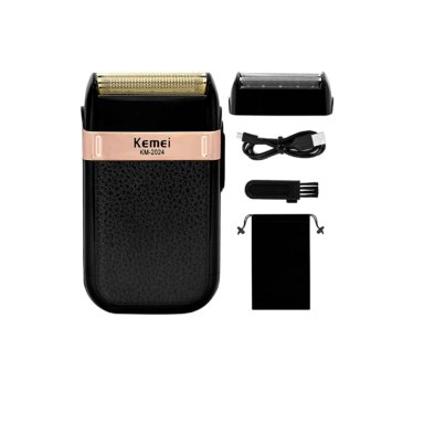 MAQUINA AFEITADORA KEMEI KM-2024 NEGRA 100V/240V SHAVER - 3