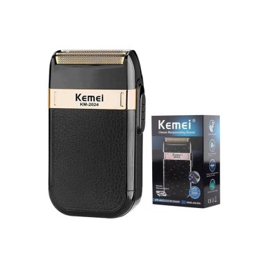 MAQUINA AFEITADORA KEMEI KM-2024 NEGRA 100V/240V SHAVER - 4