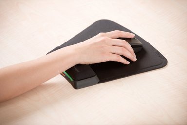 MOUSE PAD KENSINGTON SMARTFIT ANTIBACTERIANO NEGRO - 5