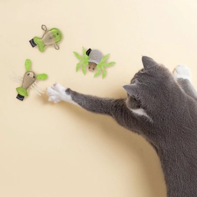 JUGUETE GATO MIMO ARANA PELUCHE CATNIP 17CM PP225 - 3
