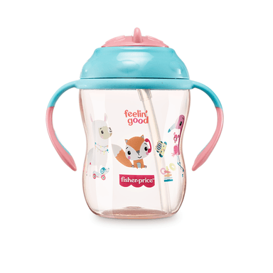 VASO BOMBILLA FIRST MOMENTS 270 ML FISHER PRICE ROSA BB1017 - 1
