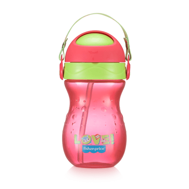 VASO FISHER PRICE BOMBILLA PLAYFUL 360 ML BB1019 ROSADO - 1