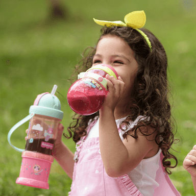 VASO FISHER PRICE BOMBILLA PLAYFUL 360 ML BB1019 ROSADO - 5