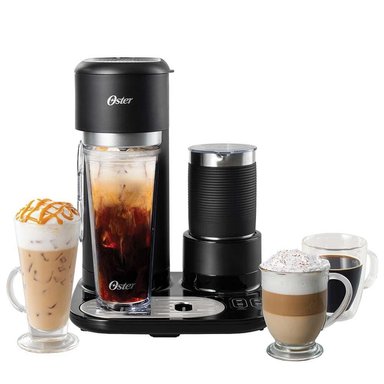 CAFETERA OSTER LATTE CON ESPUMADOR NEGRO BVSTDC02B - 1