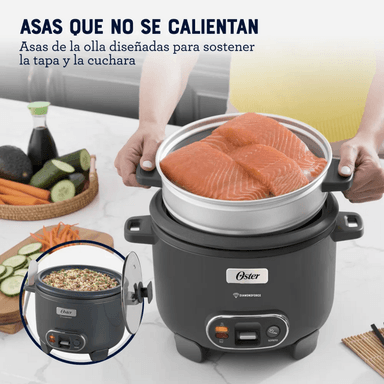 ARROCERA OSTER 10 TAZAS SOFRITO Y VAPORERA MOD 2212407 - 9