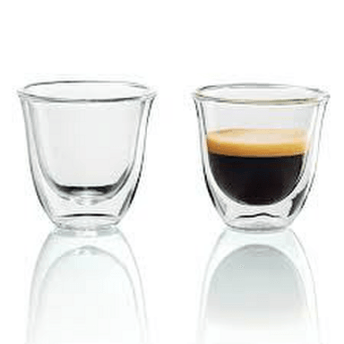 SET VASOS CAFE ESPRESSO DELONGHI 2 UNIDADES 90 ML - 5