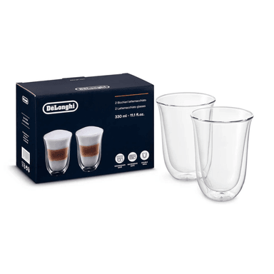 SET VASOS CAFE  LATTEMACCIATO DELONGHI 2 UNIDADES 330 ML - 1