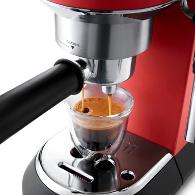 CAFETERA DELONGHI ESPRESSO DEDICA STYLE ROJA - 5