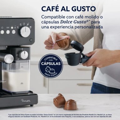 CAFETERA AUTOMATICA OSTER PRIMALATTE NUEVO MODELO 2025 NEGRA - 5