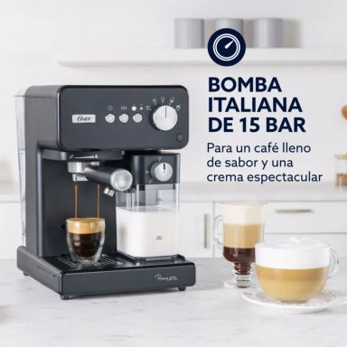 CAFETERA AUTOMATICA OSTER PRIMALATTE NUEVO MODELO 2025 NEGRA - 10