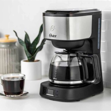 CAFETERA OSTER 8 TAZAS FILTRO PERMANENTE Y APAGADO AUTO - 7