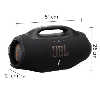 PARLANTE JBL BOOMBOX 4 TIPO BAZOOKA SONIDO POTENTE NEGRO - 2