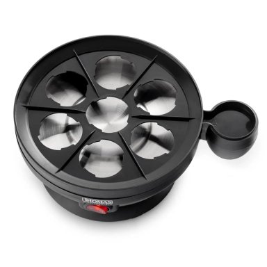 COCEDOR DE HUEVOS THOMAS TH-80 7 GALLINA 19 CODORNIZ VAPOR - 4