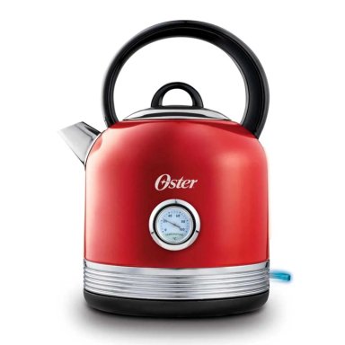 HERVIDOR OSTER ROJO 2,5L TIPO TETERA CON TERMOMETRO ACERO - 1