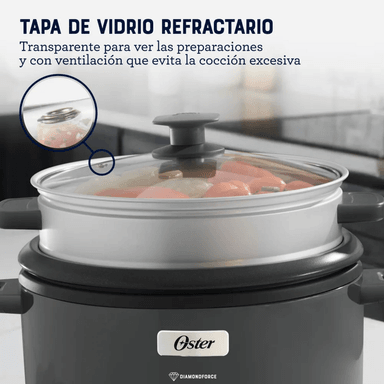 ARROCERA OSTER 12 TAZAS SOFRITO Y VAPORERA MOD 2212406 - 9