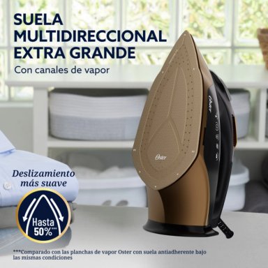 PLANCHA OSTER PRESSXPRESS BASE DIAMANTE XL VAPOR 240G - 10