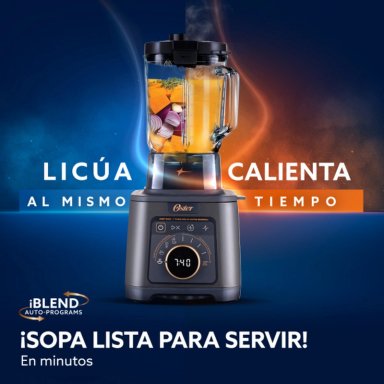 LICUADORA PROFESIONAL OSTER TITAN 2200W VASO VIDRIO 2.5L - 5
