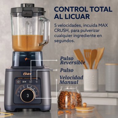 LICUADORA PROFESIONAL OSTER TITAN 2200W VASO VIDRIO 2.5L - 7
