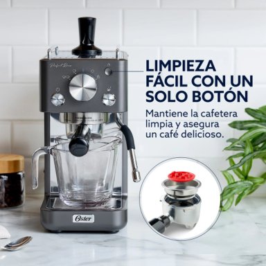 CAFETERA ESPRESSO OSTER PERFECT BREW 15 BARES 58 MM COMPACTA - 8