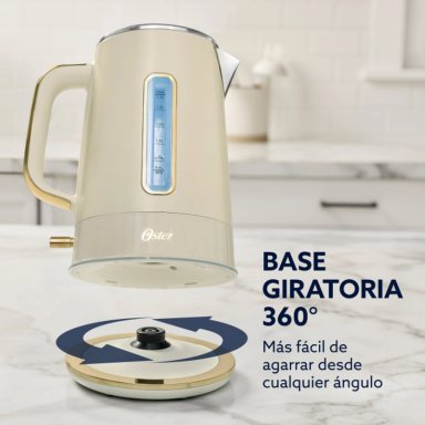 HERVIDOR OSTER PREMIUM BEIGE COLECCION 2026 1,7L LUZ 2000W - 5