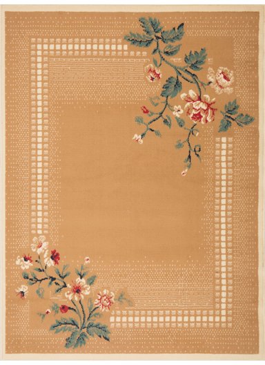 ALFOMBRA CANNON HORTENSIA CLÁSICA TRADICIONAL AMARILLO 150 X 200 CM - 1
