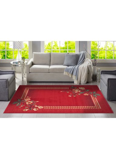 ALFOMBRA HORTENSIA ROJO 133X180 - 2