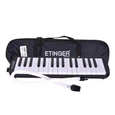 MELODICA 32 NOTAS EN COLOR NEGRO CON FUNDA ERN-320/N ETINGER - 1