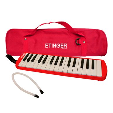 MELÓDICA ETINGER ROJA 32 NOTAS CON FUNDA ERN-320/R - 1