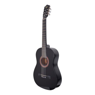 GUITARRA CLÁSICA 39 CUERDA DE NYLON NEGRA ZARAGOZA - 2