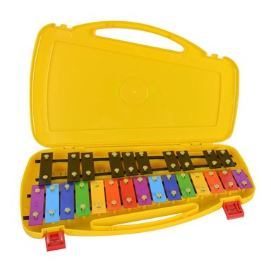 METALOFONO CROMÁTICO 25 NOTAS PBL COLOR -AMARILLO RMX - 1