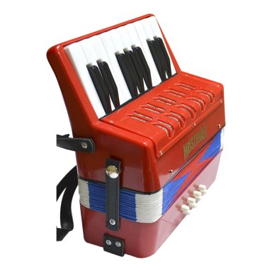 ACORDEON NIÑO 8 BAJOS EN COLOR ROJO MT-3020 MEISTEHAFT - 2