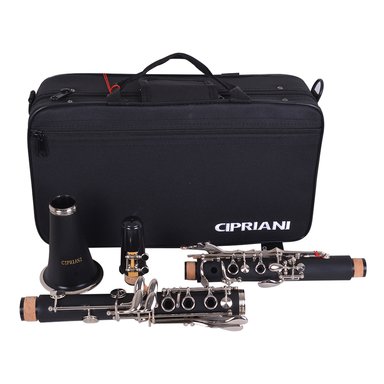 CLARINETE 17 LLAVES CL-17P NEGRO CIPRIANI - 2