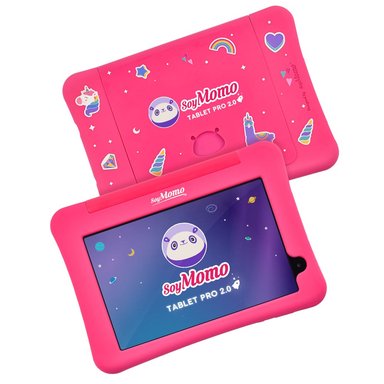 Tablet para Niños con Control Parental TabPro 2.0 SoyMomo Rosado - 1