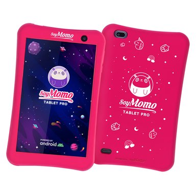 Tablet para Niños con Control Parental TabPro 1.0 SoyMomo Rosado - 1