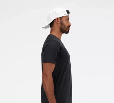 POLERA HOMBRE NEW BALANCE ALGODÓN NEGRO RUNNING MT41253BK - 2