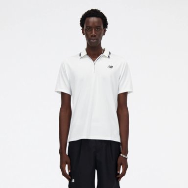 POLERA HOMBRE NEW BALANCE MT41402WT BLANCO - 1