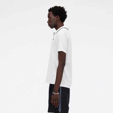 POLERA HOMBRE NEW BALANCE MT41402WT BLANCO - 3