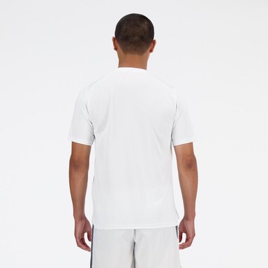 POLERA TENIS HOMBRE NEW BALANCE TOURNAMENT BLANCO - 2