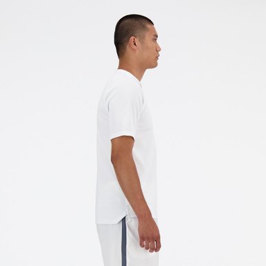 POLERA TENIS HOMBRE NEW BALANCE TOURNAMENT BLANCO - 3