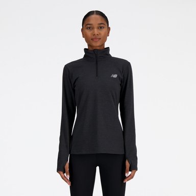 POLERON RUNNING MUJER NEW BALANCE SPORT ESSENTIALS NEGRO - 5