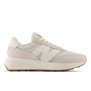ZAPATILLAS URBANAS UNISEX NEW BALANCE 370 GRIS/BLANCA - 1