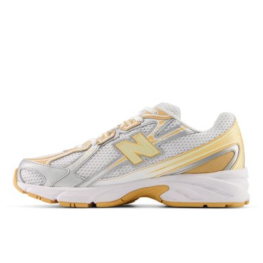ZAPATILLAS URBANAS UNISEX NEW BALANCE 740 BLANCA/AMARILLO - 2