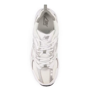 ZAPATILLAS URBANAS UNISEX NEW BALANCE 530 BLANCA/PLATA - 3