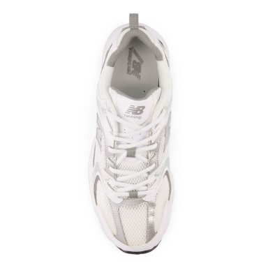 ZAPATILLAS URBANAS UNISEX NEW BALANCE 530 BLANCA/PLATA - 3
