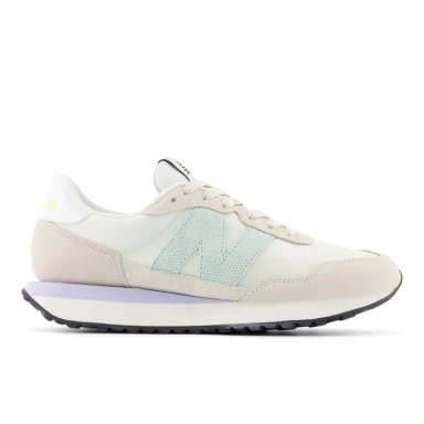 ZAPATILLAS URBANAS MUJER NEW BALANCE 237 BEIGE/CELESTE - 1