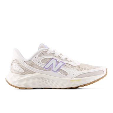 ZAPATILLAS RUNNING MUJER NEW BALANCE ARISHI V4 BLANCAS/BEIGE - 1